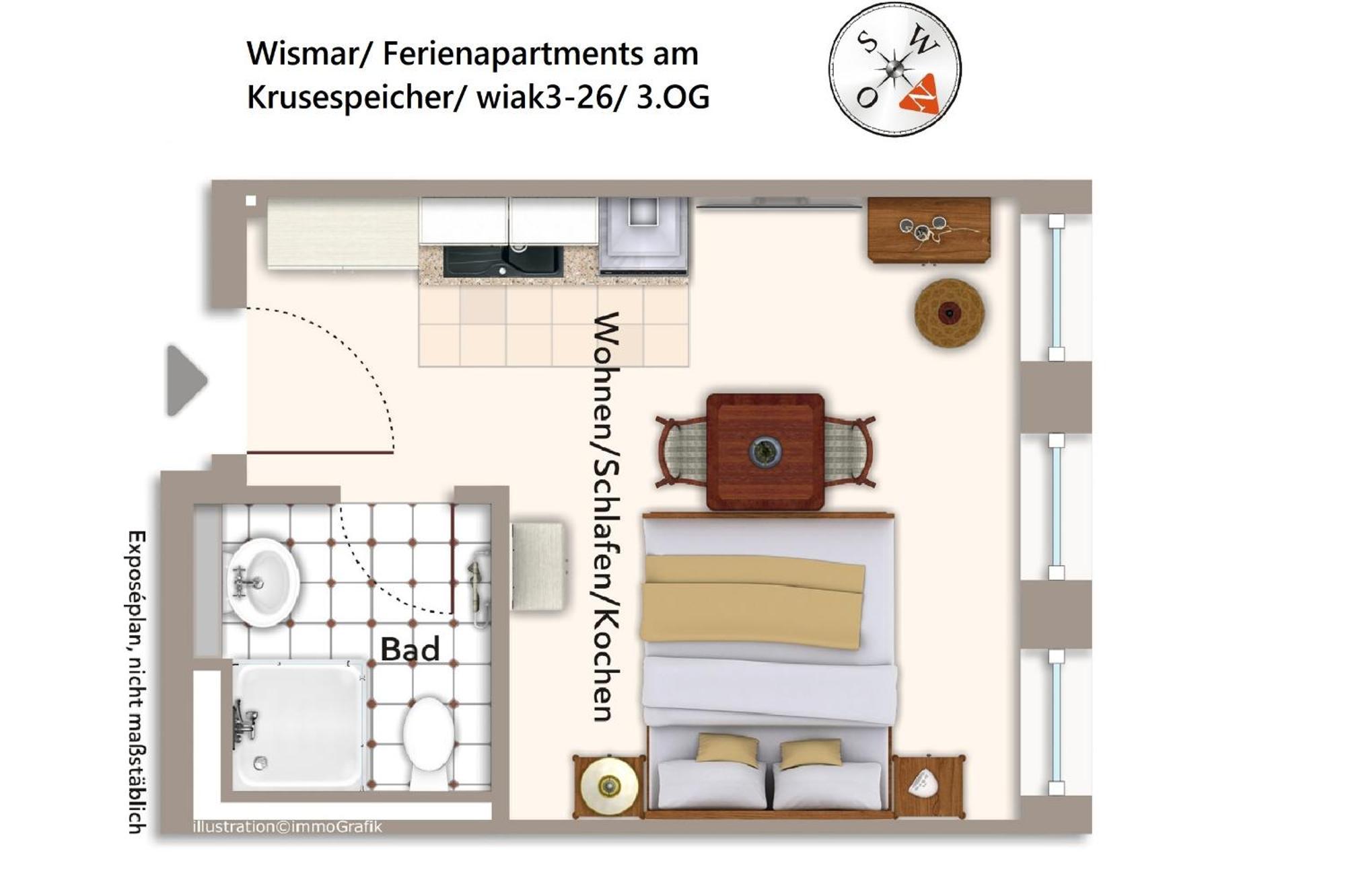 Ferienapartments Am Krusespeicher Ferienapartments Am Krusespeicher 3-26 Wismar Exterior photo